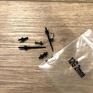 Set of ear gauges/stretchers Size 2mm/12G